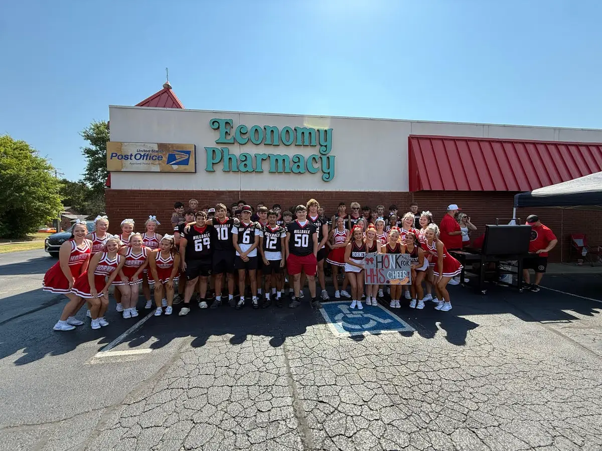 Economy Pharmacy team members at a community event in Muskogee
